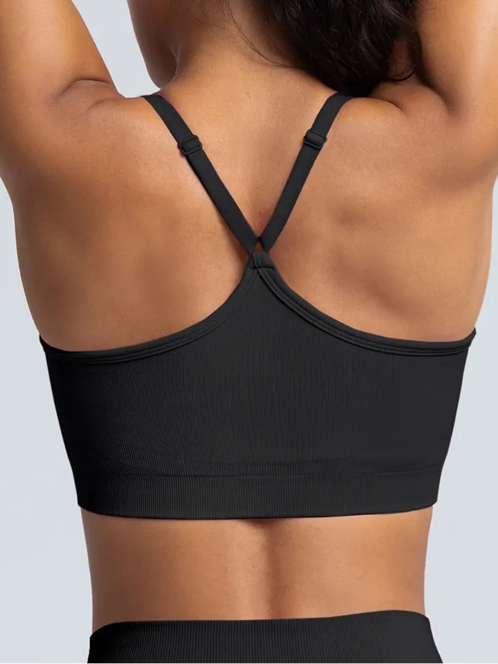 Sculpt Seamless Ruched Y Back Sports Bra - Picture 3 of 4